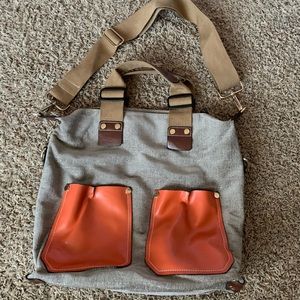 cross body canvas purse